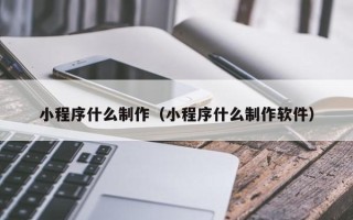 东营小程序什么制作（小程序什么制作软件）