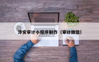 东营淳安审计小程序制作（审计微信）